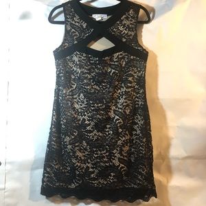 Black Lace Cocktail Dress